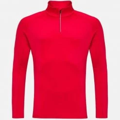 Rossignol T-Shirt & Tops Men's Classique 1/2 Zip Layer RED