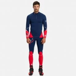 Rossignol T-Shirt & Tops Men's Infini Compression Race Top BLUE