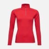 Rossignol T-Shirt & Tops Women's Classique 1/2 Zip Layer RED