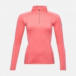 Rossignol T-Shirt & Tops Women's Classique 1/2 Zip Layer ORANGE
