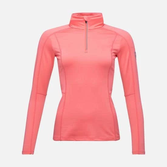 Rossignol T-Shirt & Tops Women's Classique 1/2 Zip Layer ORANGE