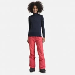 Rossignol T-Shirt & Tops Women's Classique 1/2 Zip Layer BLUE