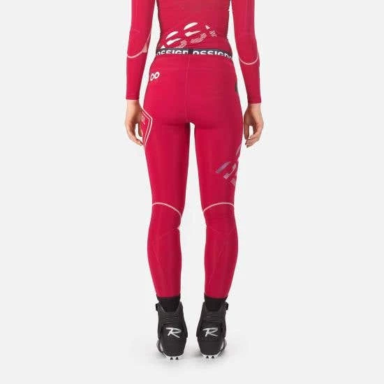 Rossignol Pants Women's Infini Compression Race Tights PINK PURPLE - Image 3