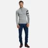 Rossignol T-Shirt & Tops Men's Poursuite Half-Zip Baselayer Top GREY