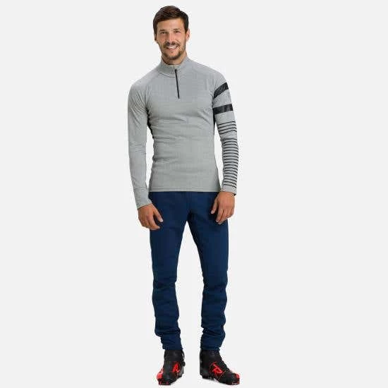 Rossignol T-Shirt & Tops Men's Poursuite Half-Zip Baselayer Top GREY
